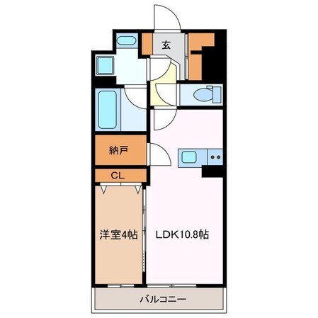 川原町駅 徒歩4分 4階の物件間取画像